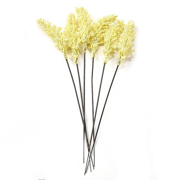 6pcs Lavender Plastic Simulation Artificial Flower