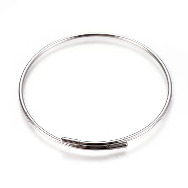 Non-Tarnish Adjustable 304 Stainless Steel Bangles Making