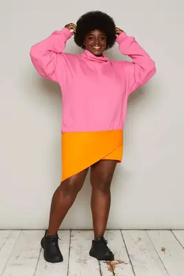 Bonnie Dress (Pink) | size: 5XL