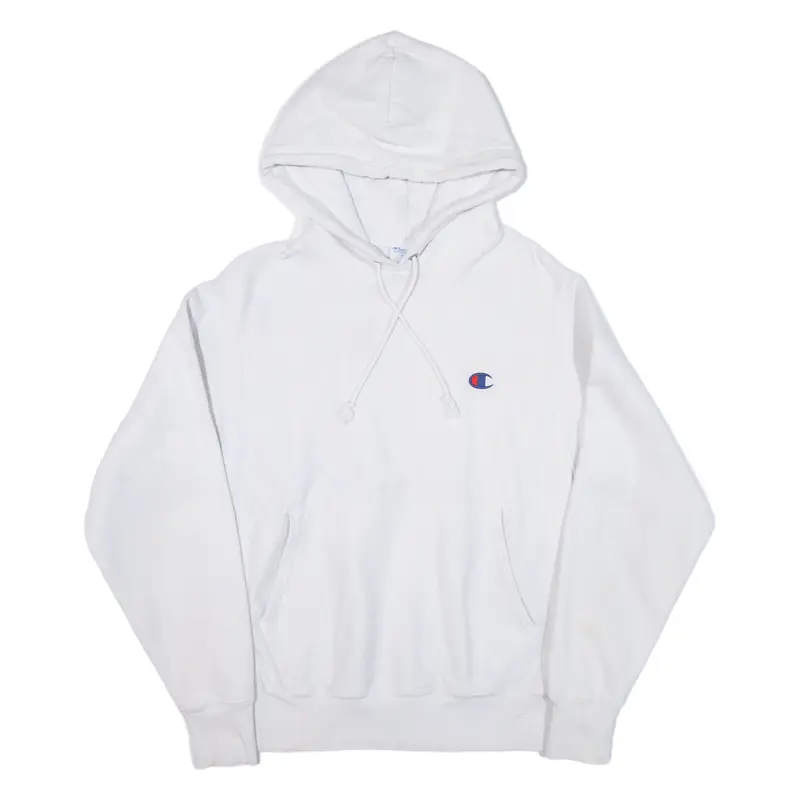 CHAMPION REVERSE WEAVE Mens White Hoodie S