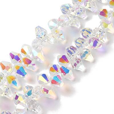 AB Color Plated Electroplate Beads Strands
