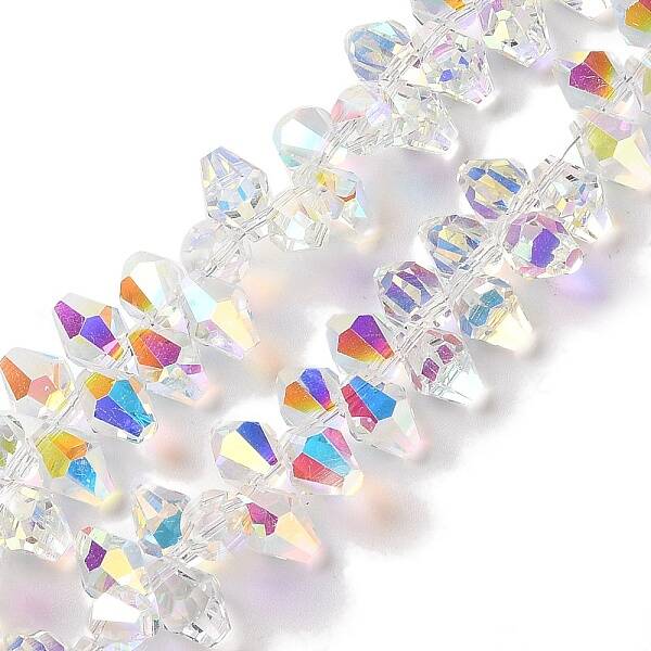 AB Color Plated Electroplate Beads Strands