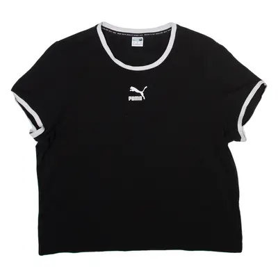 PUMA Womens T-Shirt Black XL