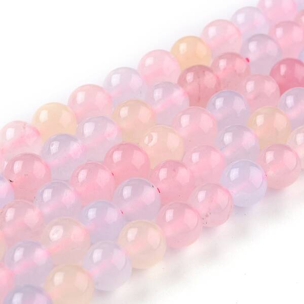 Natural White Jade Beads