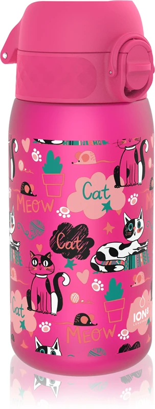 Ion8 Leak Proof Water Bottle For Kids Cats 350ml