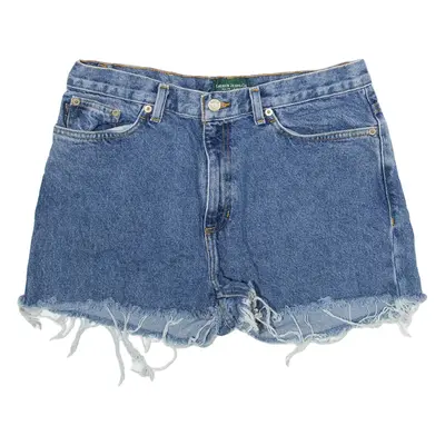 LAUREN RALPH LAUREN Womens Denim Shorts Blue M W32