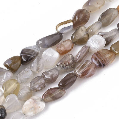 Natural Botswana Agate Beads Strands