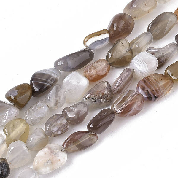 Natural Botswana Agate Beads Strands