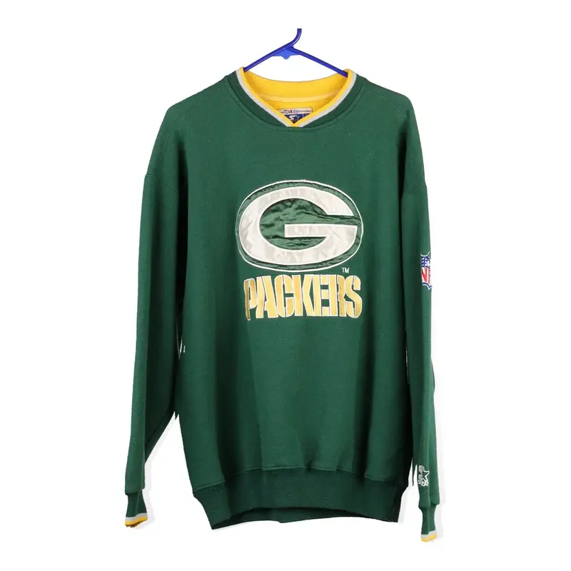 Green Bay Packers Starter NFL Sweatshirt - Large Green Cotton