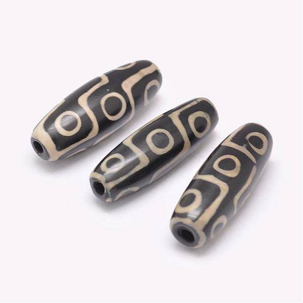 Tibetan Style 9-Eye dZi Beads