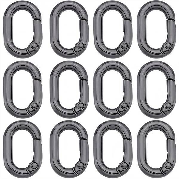 30Pcs Zinc Alloy Spring Gate Rings