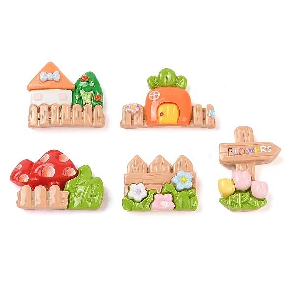 Opaque Resin Decoden Cabochons