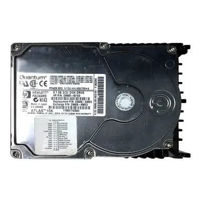 D8608-69003 HP 9.1GB Wide Ultra2 SCSI 10000 3.5-inch Hard Drive