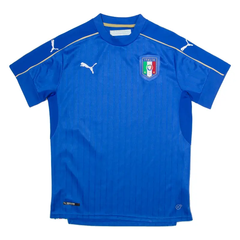 PUMA Italia Mens Football Shirt Jersey Blue S
