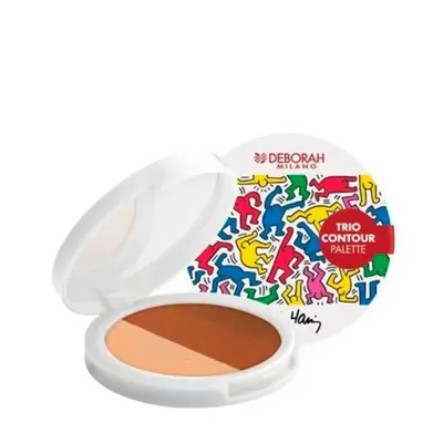 Deborah Trio Contour Contouring Palette Keith Haring 13 g