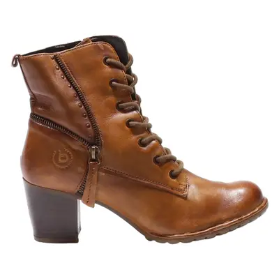 BUGATTI Lace-Up Boots Brown Leather Womens UK 6