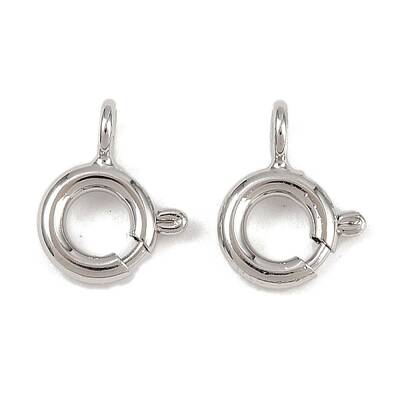 Brass Spring Ring Clasps