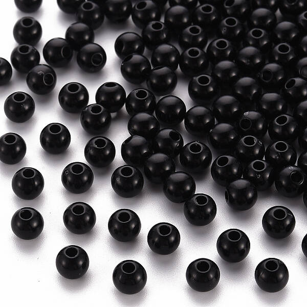 Opaque Acrylic Beads