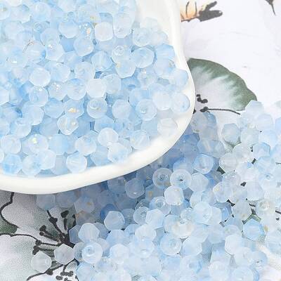 Frosted Glass Beads
