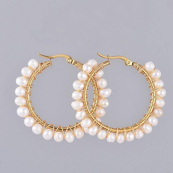 304 Stainless Steel Hoop Earrings