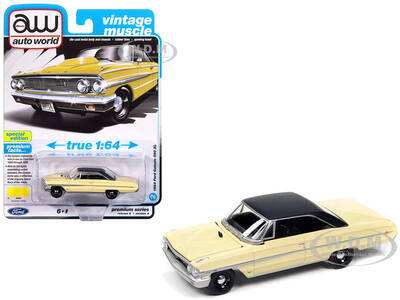 1964 Ford Galaxie 500 XL Sunshine Yellow with Black Top \