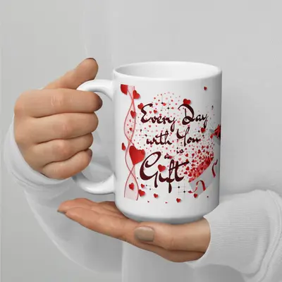 A Gift of Love - Heartfelt Mug Design for Your Wife