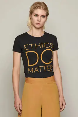 Ethics Do Matter T-Shirt (Black) | size: S