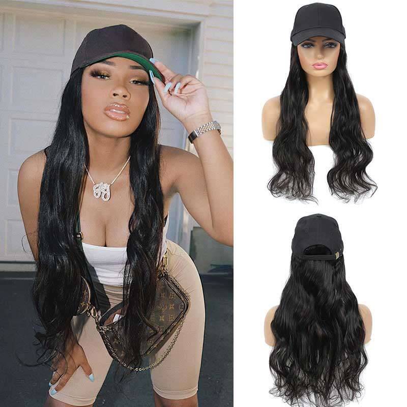 Best Baseball Cap Wigs Human Hair Curly/Wavy/Straight Hair-AshimaryHair