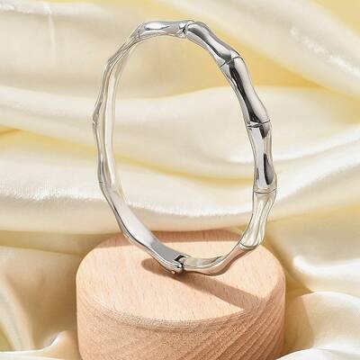 304 Stainless Steel Hinged Bangles for Women