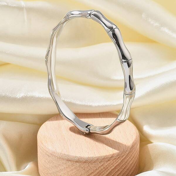 304 Stainless Steel Hinged Bangles for Women