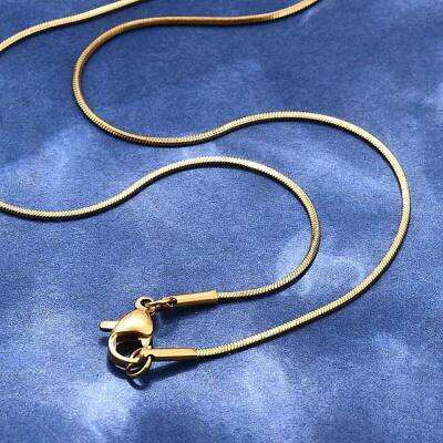 304 Stainless Steel Snake Chain Necklaces