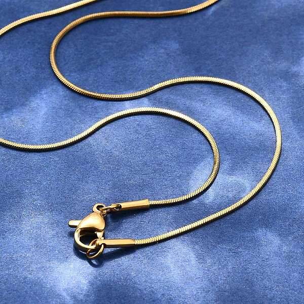 304 Stainless Steel Snake Chain Necklaces
