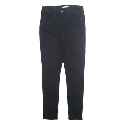 LEVI'S 721 Womens Jeans Black Slim Skinny W31 L32