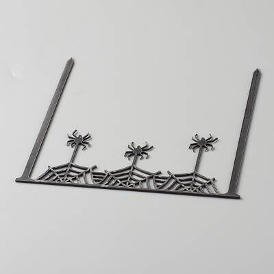 Acrylic Spider Web Cake Insert Card Decoration