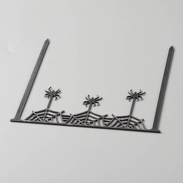 Acrylic Spider Web Cake Insert Card Decoration