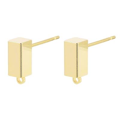Brass Stud Earrings Findings