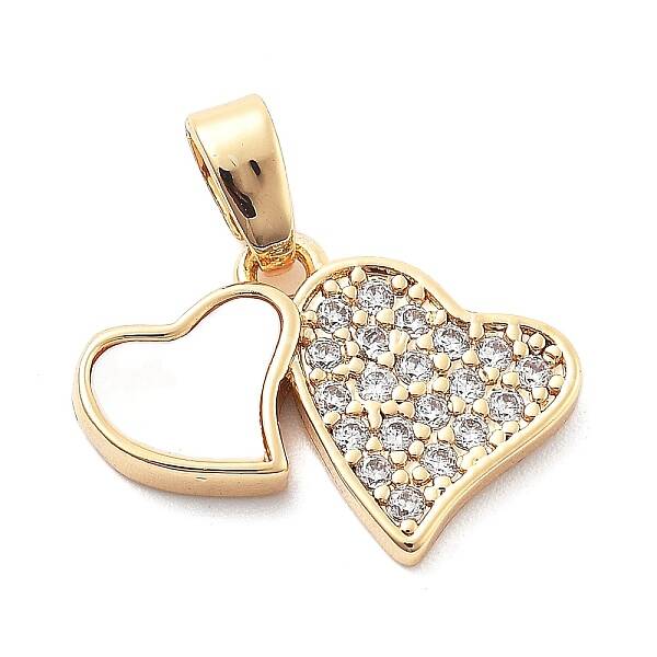 Brass Micro Pave Cubic Zirconia Pendants
