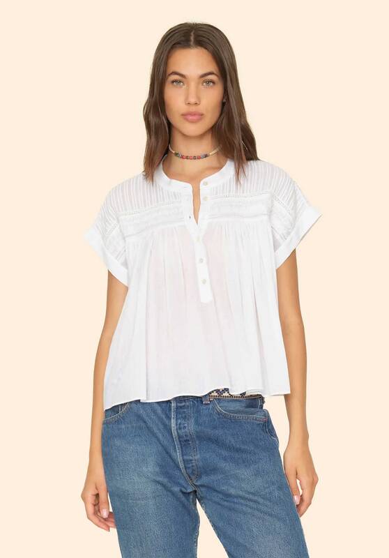 Blouse X5cfc000 Luane Top White | Color: WHITE | Size: S