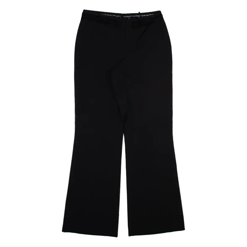 Womens Trousers Black Regular Bootcut W28 L31
