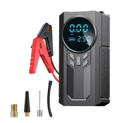 Portable Air Compressor, Tire Inflator, Portable Air Pump for Car with Tire Pressure Monitor Display, Flashlight, Pump for Ca...