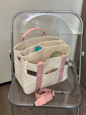 Women's Solid Color Large Capacity Tote Bag, Multi-functional Shoulder Bag for Daily Used, 2025 Summer Casual Trendy Versatil...