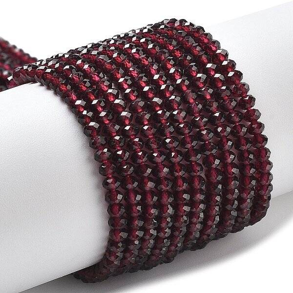 Natural Garnet Beads Strands