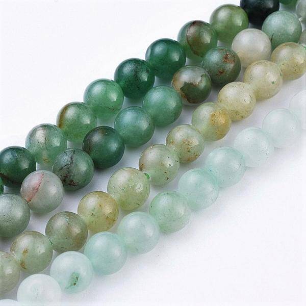 Natural Green Aventurine Beads Strands