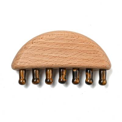 Natural Tiger Eye Scalp Massager