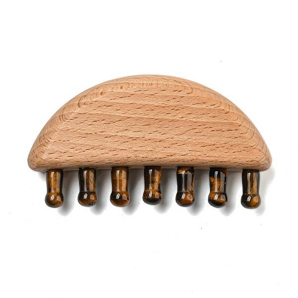 Natural Tiger Eye Scalp Massager