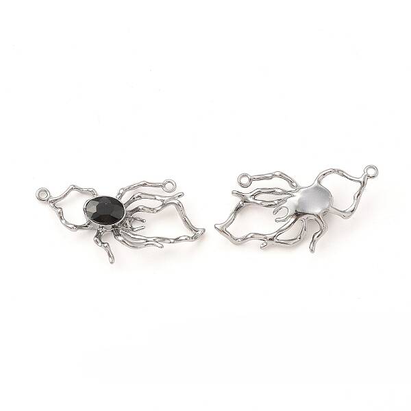 Alloy Glass Connector Charms