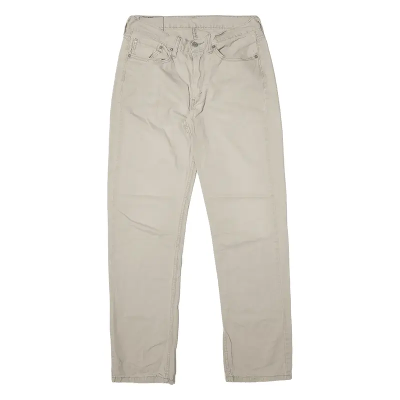 LEVI'S Trousers Beige Regular Straight Mens W32 L34