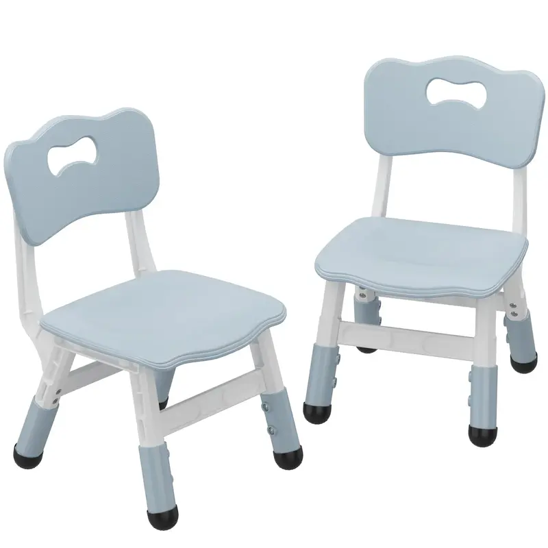 Garvee Set of 2 Kids Chairs in 3 Level Height Adjustable Design Suitable for Age 2-6 for Home Family Classroom Nursery Indoor...