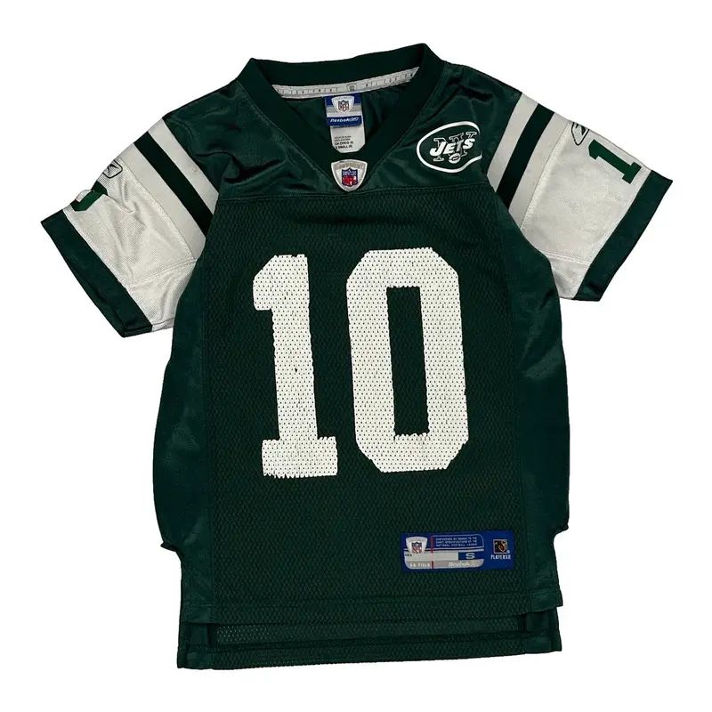 Age 8 New York Jets Reebok Jersey - Small Green Polyester