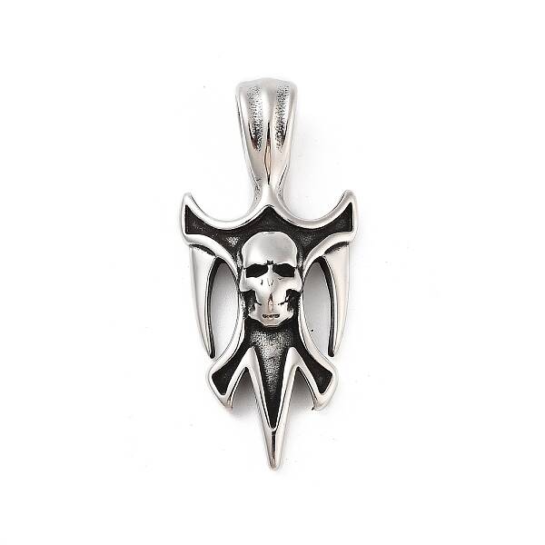 Retro 304 Stainless Steel Big Pendants